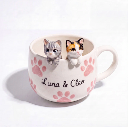 Handmade Custom Ceramic Pet Mug