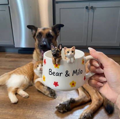 Handmade Custom Ceramic Pet Mug