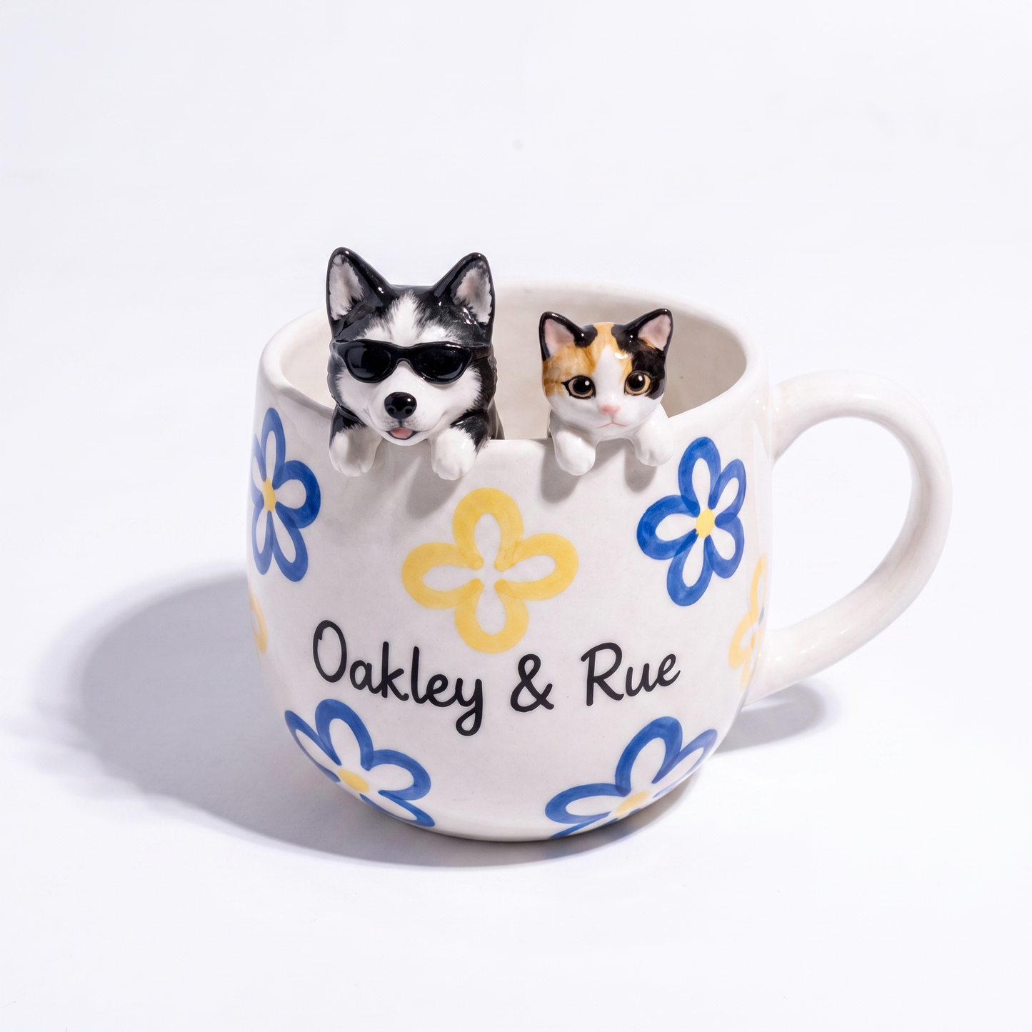 Handmade Custom Ceramic Pet Mug