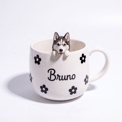 Handmade Custom Ceramic Pet Mug