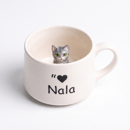 Handmade Custom Ceramic Pet Mug